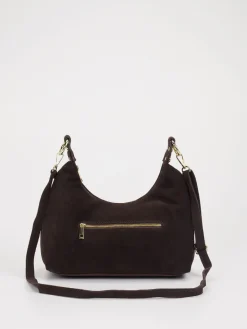 Damen Marlon Firenze – Schultertasche aus Leder Dunkel