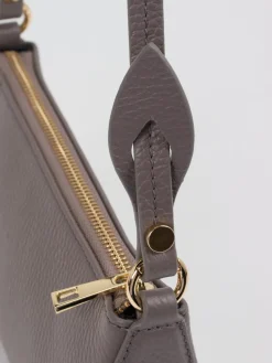 Damen Marlon Firenze – Schultertasche aus Kalbleder Taupe