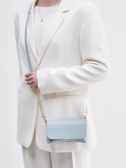 – Schultertasche aus Kalbleder Hell*Marlon Firenze Discount