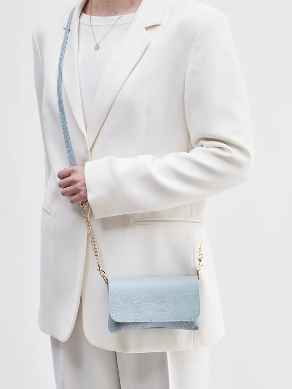 – Schultertasche aus Kalbleder Hell*Marlon Firenze Discount