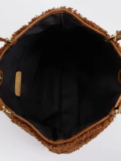 – Shopper aus Textil in Teddy-Optik*Marlon Firenze Clearance