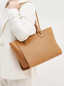 – Shopper aus Kalbleder Cognac*Marlon Firenze Discount