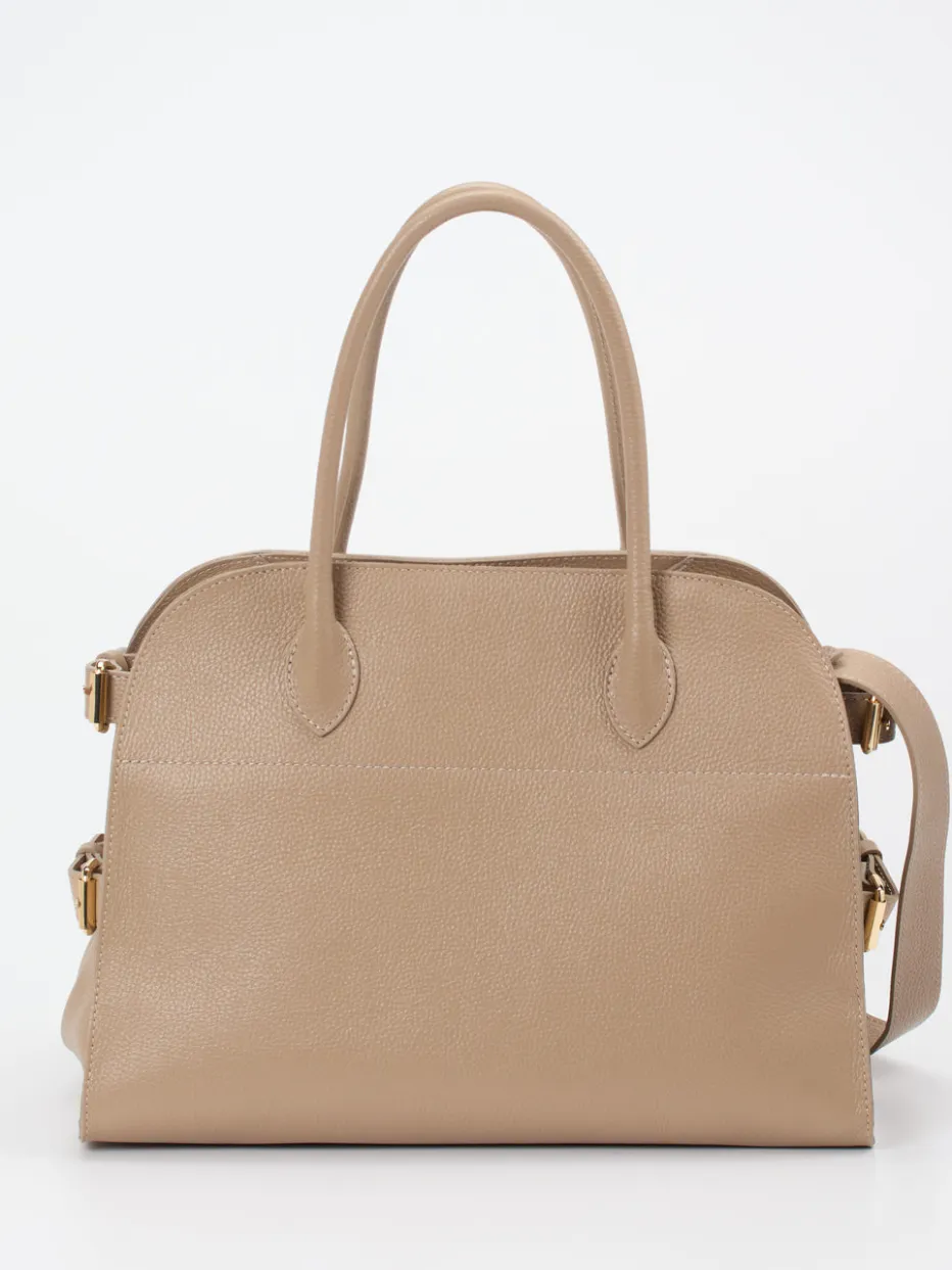 – Tote Bag aus Kalbleder in Taupe*Marlon Firenze Sale