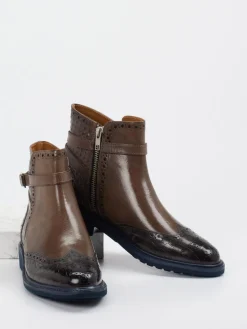 Damen Melvin u0026 Hamilton Melvin & Hamilton – Brogue-Stiefelette aus Kalbleder