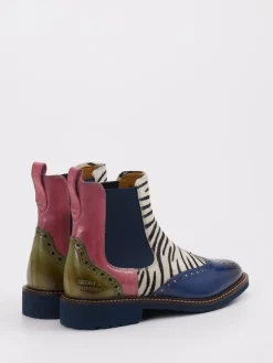 Melvin & Hamilton – Chelsea Boots aus Kalbleder mit Zebrafell*Melvin u0026 Hamilton Outlet