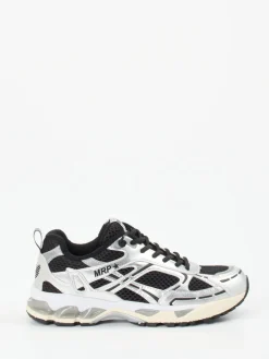 – Low-Top Sneaker aus Metallic-Mesh*MRP