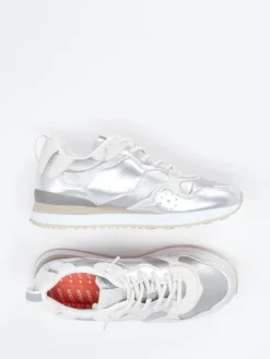 – Retro-Sneaker aus Metallic Synthetikleder*MRP Outlet