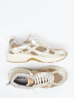 – Retro-Sneaker aus Metallic-Mesh in*MRP Discount