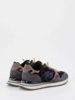 Damen MRP – Retro-Sneaker aus Textil und Veloursleder Dunkelblau