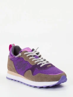 – Retro-Sneaker aus Velour/Textil in Violett*MRP Best