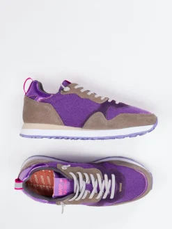 – Retro-Sneaker aus Velour/Textil in Violett*MRP Best