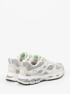 – Retro-Sneaker aus Velour und Mesh Offwhite*MRP Online