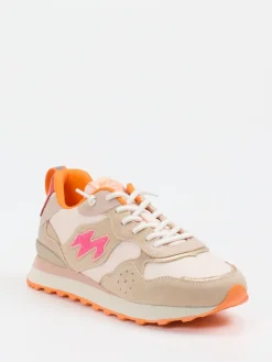 Damen MRP – Retro-Sneaker aus Veloursleder und Mesh