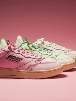 Damen MRP – Sneaker aus Kalbleder in Pastell