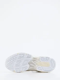 Damen MRP – Sneaker aus Kalbleder und Mesh Offwhite