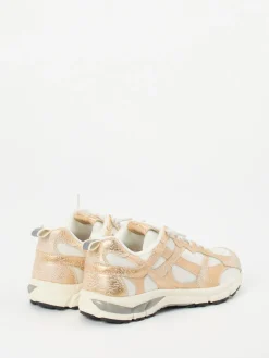 Damen MRP – Sneaker aus Metallic-Mesh in Rosé