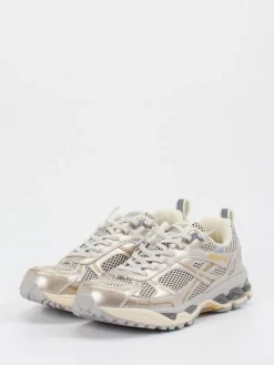 Damen MRP – Sneaker aus Textil in Champagner-Metallic