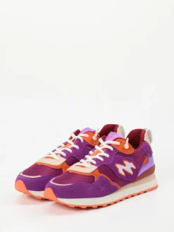 – Sneaker aus Veloursleder und Textil violett*MRP Online