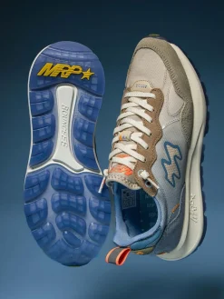 – Sneaker aus Velour/Textil in Beige-*MRP Outlet