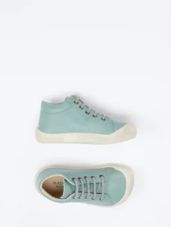 Kinder Naturino – Barfuß-Sneaker aus Kalbleder salbei