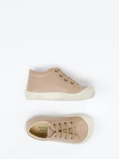Kinder Naturino – Barfuß-Sneaker aus Kalbleder beige