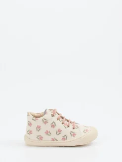 Kinder Naturino – Kinder-Sneaker aus Kalbleder cremeweiß