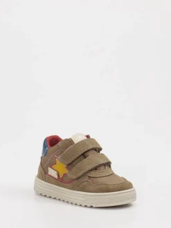 Kinder Naturino – Klettsneaker aus Leder Beige