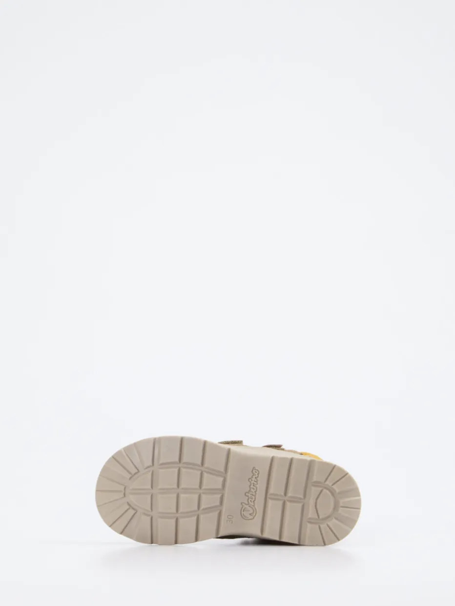 Kinder Naturino – Outdoor-Stiefelette aus Leder ockergelb