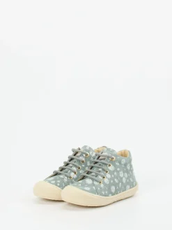 Kinder Naturino – Schnürschuh aus Veloursleder salbei