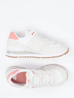 Damen New Balance – Retro-Sneaker aus Textil und Veloursleder