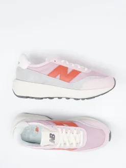 Damen New Balance – Sneaker aus Textil und Veloursleder Pastell