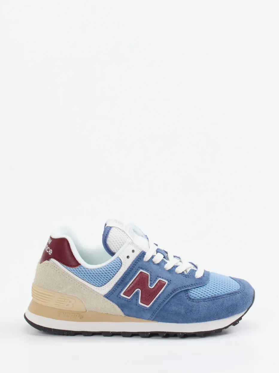 Damen New Balance – Sneaker aus Textil und Veloursleder