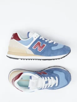Damen New Balance – Sneaker aus Textil und Veloursleder