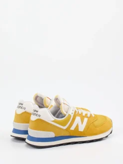 – Sneaker aus Veloursleder Senf*New Balance Outlet