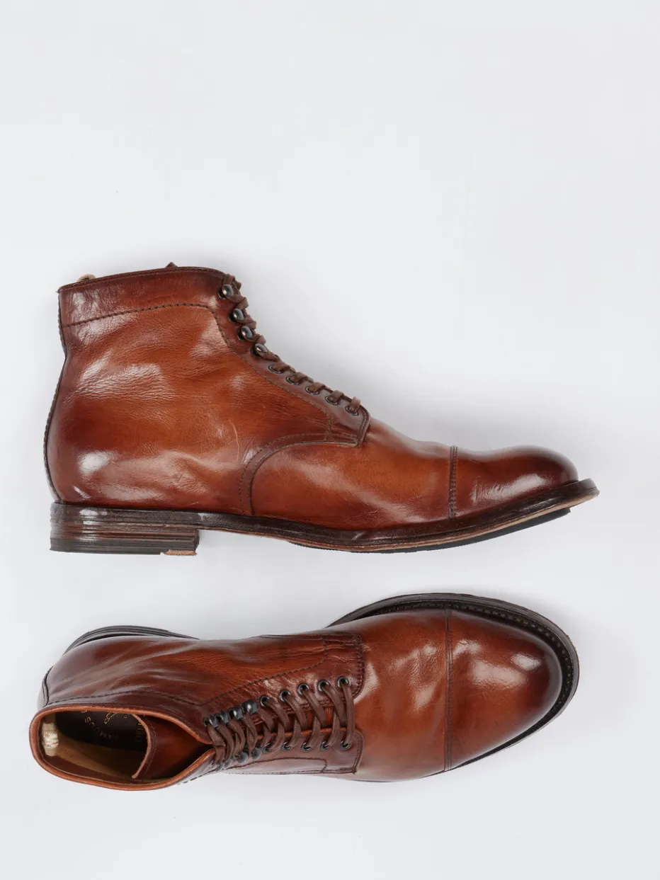 Herren Officine Creative – Captoe-Boots aus Büffelleder