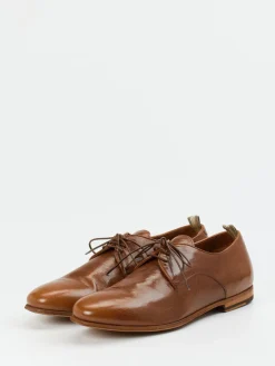 Herren Officine Creative – Derbyschuh aus Känguruleder Cognac
