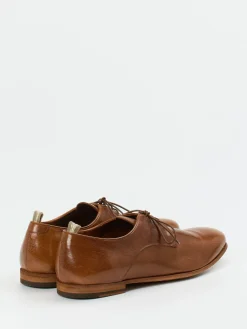 Herren Officine Creative – Derbyschuh aus Känguruleder Cognac