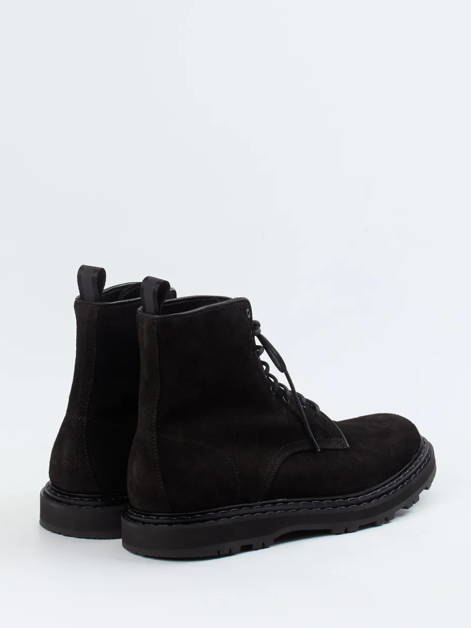 Herren Officine Creative – Schnürboots aus Veloursleder