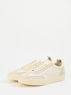 Herren Officine Creative – Sneaker aus Kalb- und Veloursleder Beige