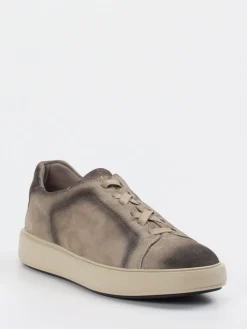 – Sneaker aus Veloursleder taupegrau*Officine Creative Sale