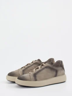 – Sneaker aus Veloursleder taupegrau*Officine Creative Sale