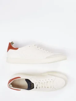 – Sneaker aus Kalbleder creme*Officine Creative Best