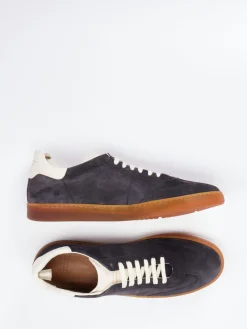 Herren Officine Creative – Sneaker aus Veloursleder Dunkelblau