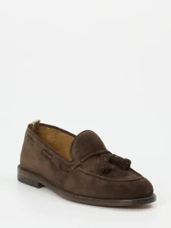 Herren Officine Creative – Tassel Loafer aus Veloursleder