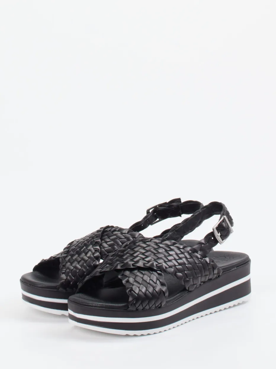 – Plateau-Sandale aus Flechtleder*Oh!My Sandals Sale