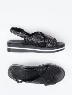 – Plateau-Sandale aus Flechtleder*Oh!My Sandals Sale