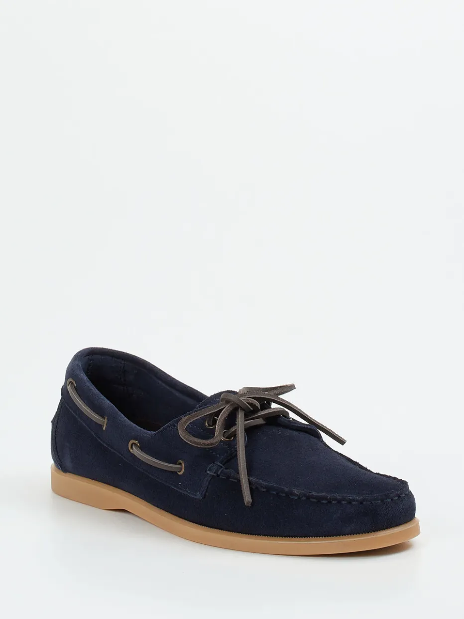 – Bootsschuh aus Veloursleder Marine*Opificio Vico