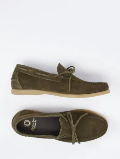 – Mokassins aus Veloursleder oliv*Opificio Vico Online