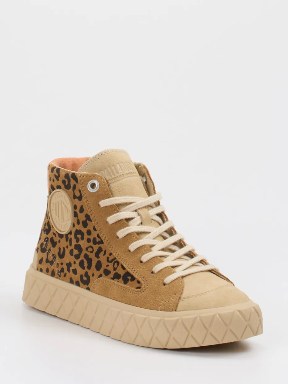 – High-Top Sneaker aus Wildledermix*Palladium Best