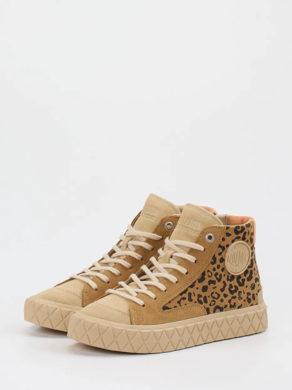 – High-Top Sneaker aus Wildledermix*Palladium Best